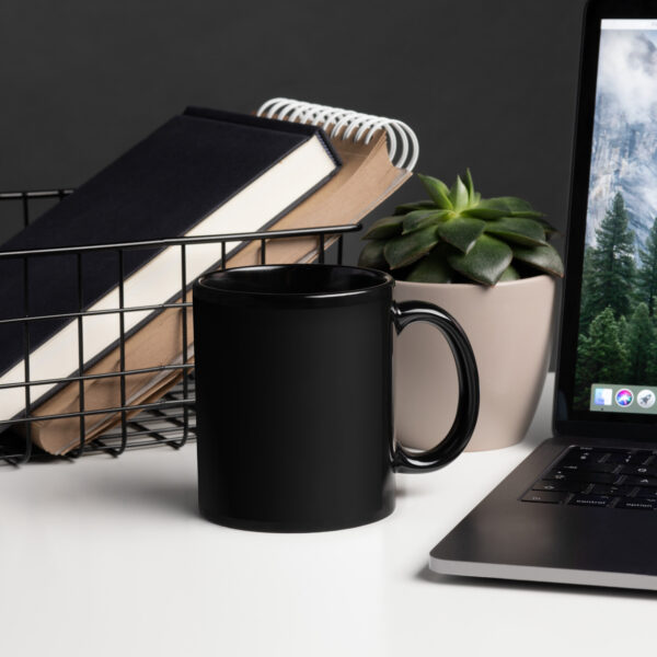 Black Glossy Mug - Image 2
